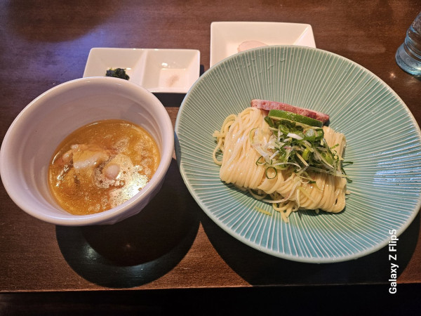 「つけ蕎麦（塩)」@麺や 虎徹の写真