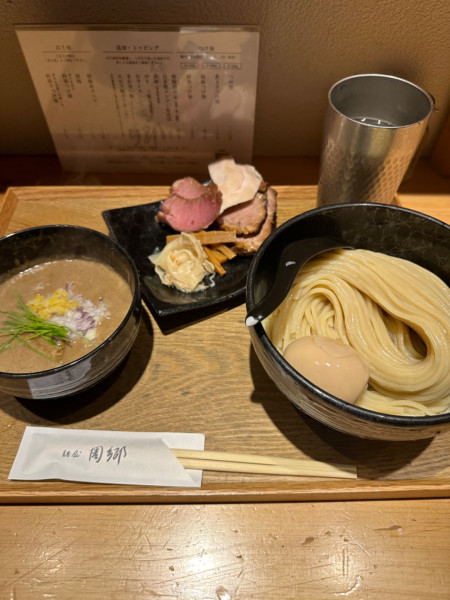 「特製つけ麺　麺追加」@麺屋 周郷 新橋店の写真