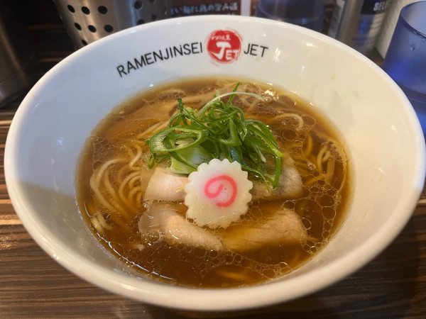 「チキンそば」@ラーメン人生 JET 福島本店の写真