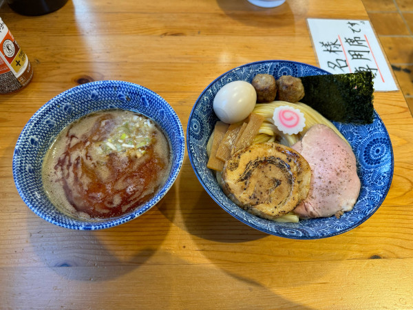 「【土日限定】濃厚えびつけめん」@麺処はなぶさの写真