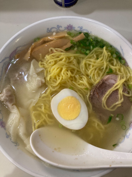 「ワンタン塩ラーメン」@再来軒の写真