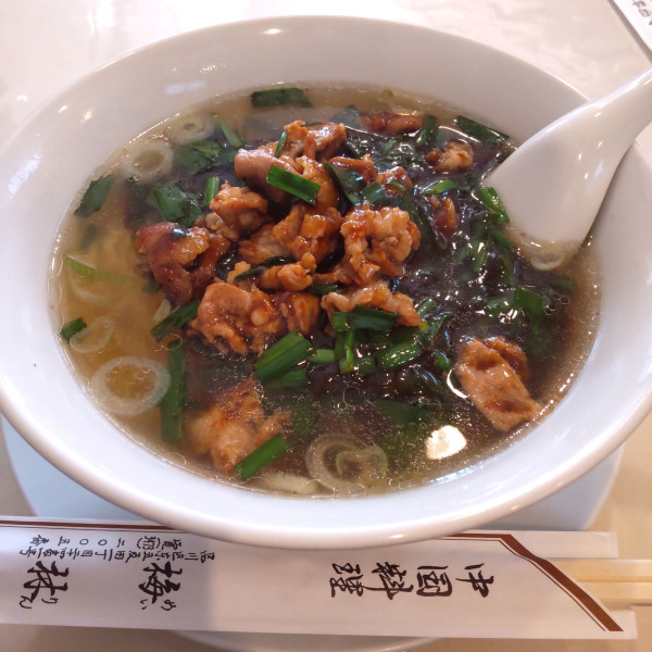 「肉にらそば（￥1,050）」@梅林の写真