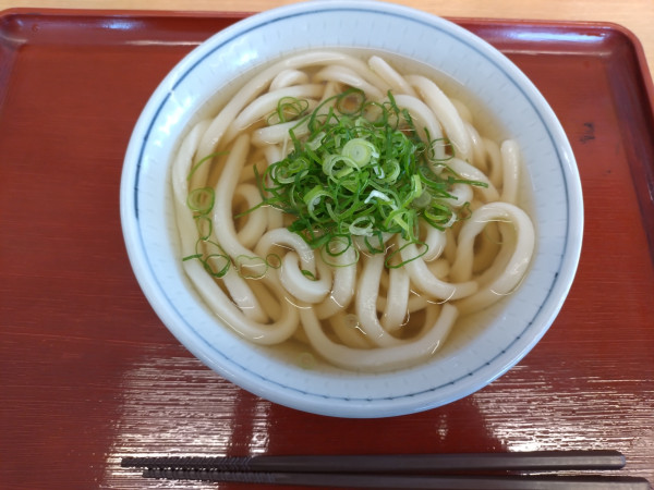 「かけうどん小290円」@釜揚げうどん 岡じま 多度津店の写真