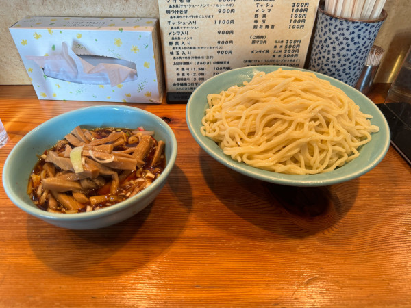 「つけそば　メンマ　特盛」@つけそば屋 麺楽の写真