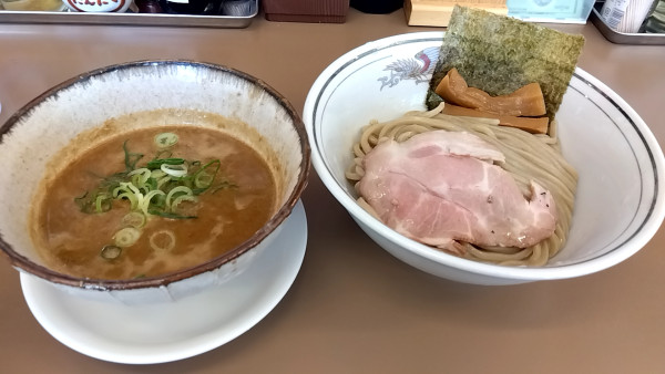 「濃魚つけ麺　醤油　中盛（９００円）」@淳之助製麺食堂の写真