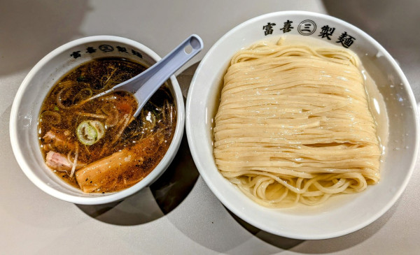 「つけめん1300円」@富喜製麺研究所 六本木店の写真