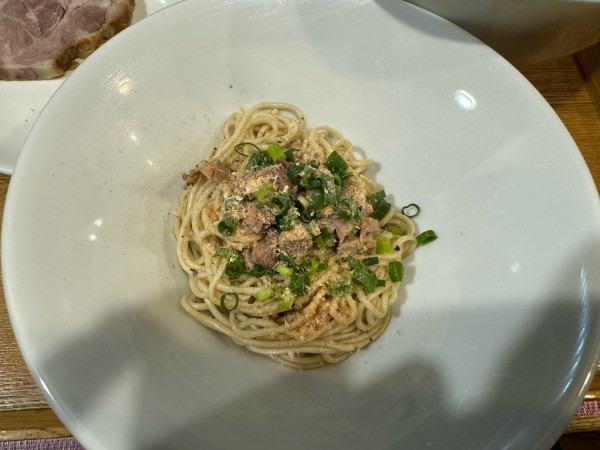 「和え玉　海老香味」@中華蕎麦 はざまの写真