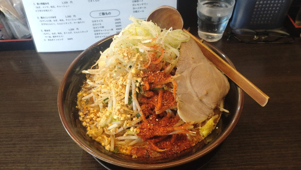 「辛味噌らーめん（もやしトピ）」@麺屋 和ッ 船橋店の写真