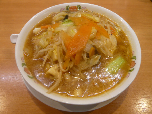 「野菜煮込みラーメン(青ネギ抜き)」@餃子の王将 新橋駅前店の写真