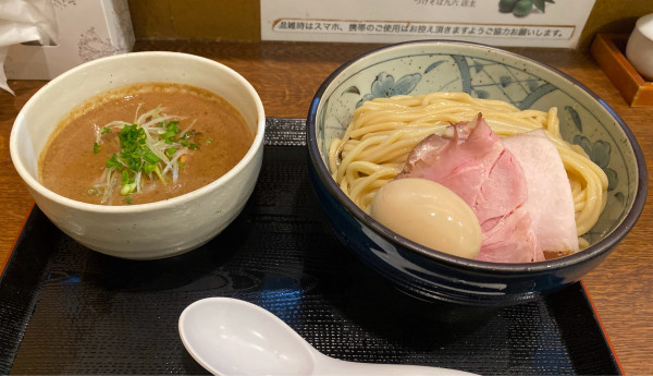 「特製鶏魚介つけそば（中盛り）¥1,200」@つけそば 九六の写真