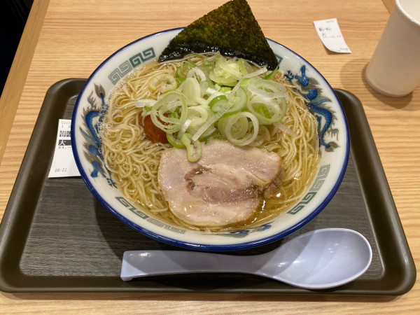 「朝ラーメン（大盛り）640円」@舎鈴 アトレ川崎店の写真
