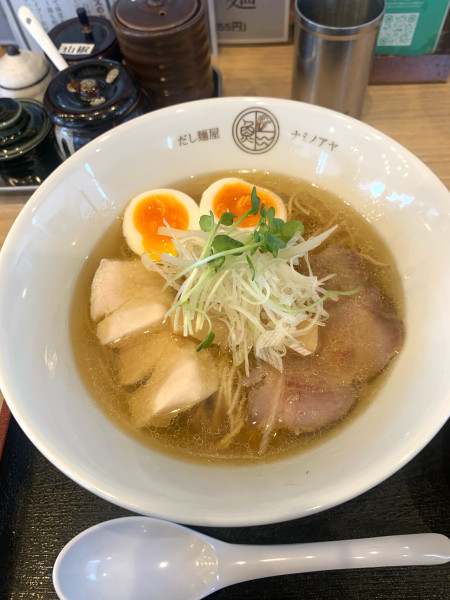 「だし麺塩」@だし麺屋ナミノアヤ 上尾店の写真