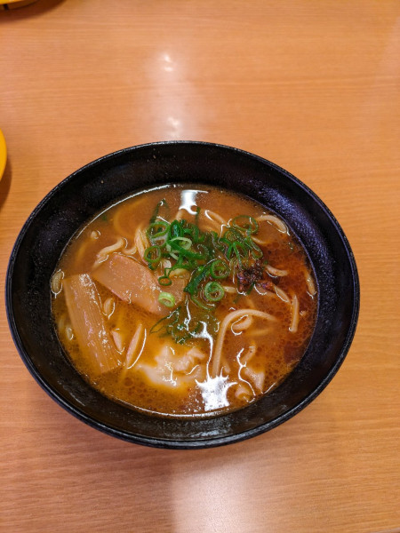 「濃厚海老味噌ワンタン麺」@スシロー 東戸塚店の写真