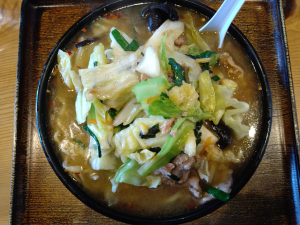 「一発ラーメン（塩味、極太）＋大盛＋辛増」@はしご屋 本店の写真