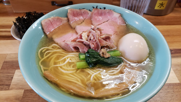 「特肉シャモ中華そば」@仙臺自家製麺こいけ屋分店 綠栽の写真