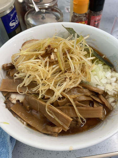「ネギめんまチャーシューミックス蕎麦粉麺」@丸幸の写真