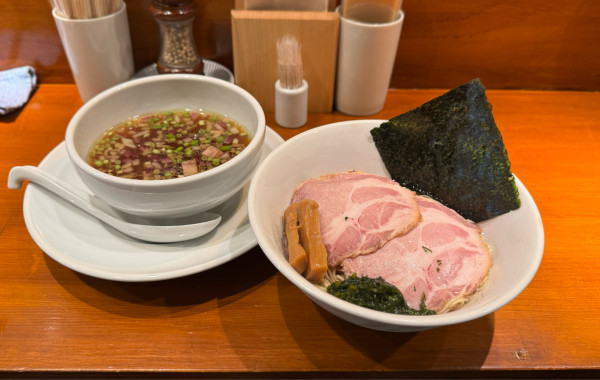 「昆布水つけ麺¥1000（替え玉無料）」@拉麺 伍年食堂の写真