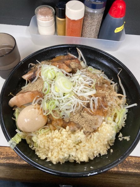 「にぼまぜ味噌」@ラーメン 富次郎 堀町店の写真