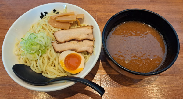 「柳家つけ麺普通2玉1050円」@柳家 一関店の写真