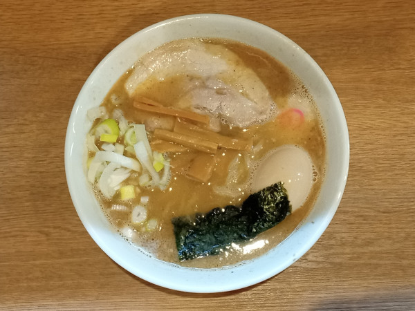 「中華そば＋味玉」@つけめん さく間の写真