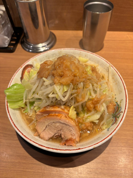 「小ラーメン(野菜、アブラ)」@豚山 上野店の写真