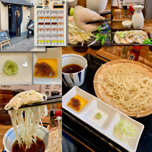 「日本酒+ﾈｷﾞﾁｬｰｼｭｰ➡もりそば900円」@麺屋大弐の写真