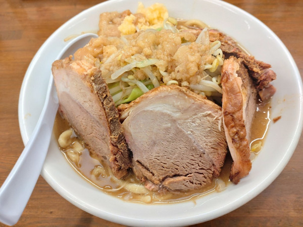 「豚骨ラーメン豚増し並」@宮二郎の写真
