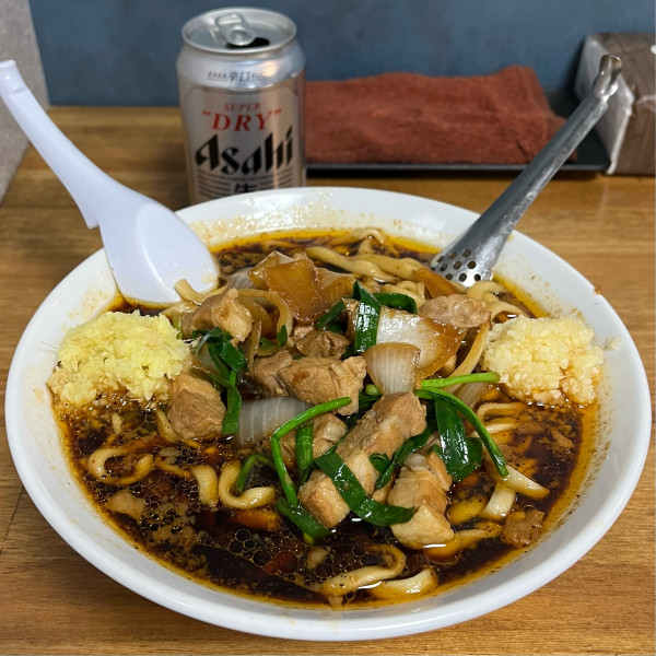 「スタ満ソバ〝ニンニク・ショウガ〟」@元祖スタミナ満点らーめん すず鬼 熊谷うえちゃん店の写真