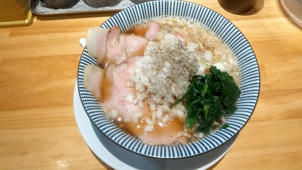 「煮干醤油らーめん（実施日限定）1600円」@麺家 たけ田の写真