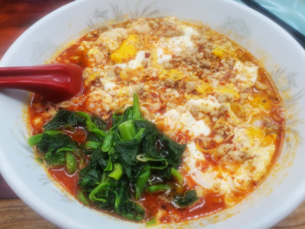 「上大岡西たんたたん太麺中辛９００円」@らーめん ドラごんちの写真