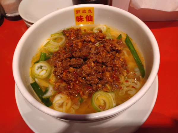 「台湾ラーメン(台湾坦仔麺)¥800-」@郭 政良 味仙 東京神田西口店の写真