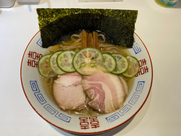 「冷製イリコそば　アジかん。」@上方レインボーの写真