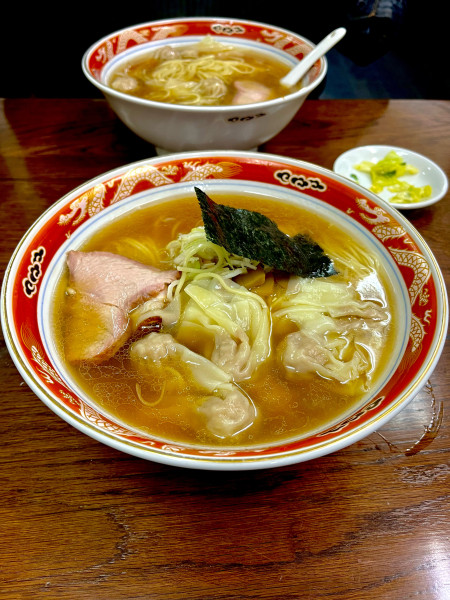 「ワンタン麺【TP】魯肉飯」@支那ソバ かづ屋の写真
