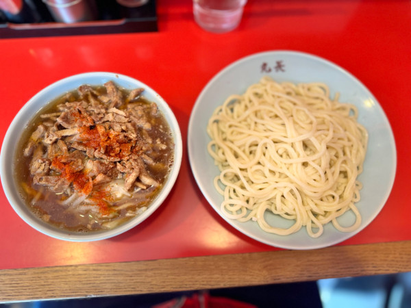 「チャシューやさいつけそば(小鉢)1250円」@丸長 目白店の写真