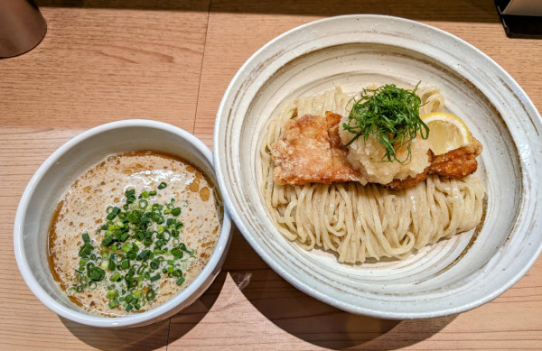 「サバ濃厚つけ麺1200円」@セキレイ 〜NIBOSHI no D5〜の写真