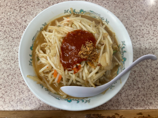 「辛味噌タンメン 950円」@みそ一発 千歳台店の写真