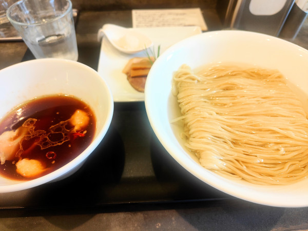 「鶏つけそば＋ワンタン」@らぁ麺 やまぐちの写真