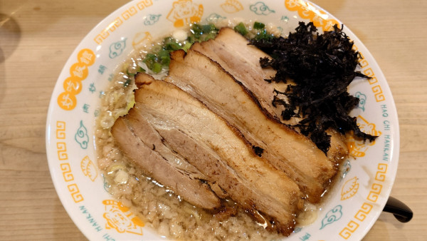 「背脂コンブ　特生姜ラーメン　1100円」@中華そば すばる食堂の写真