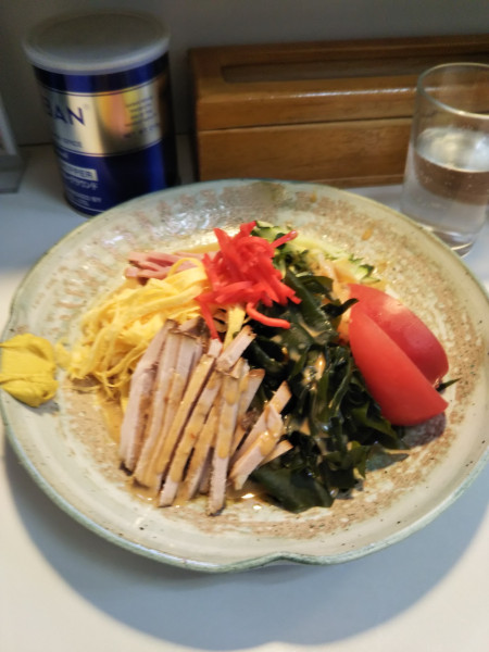 「冷やし中華」@パンケ 習志野店の写真