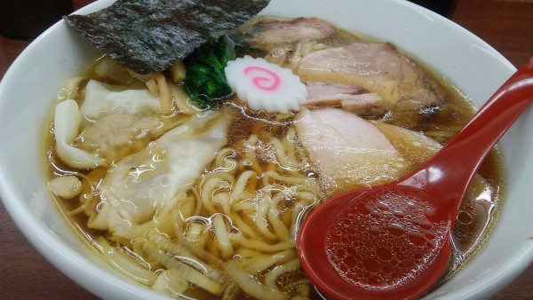 「ワンタン麺 1220円」@大勝軒おはこ 本八幡分店の写真