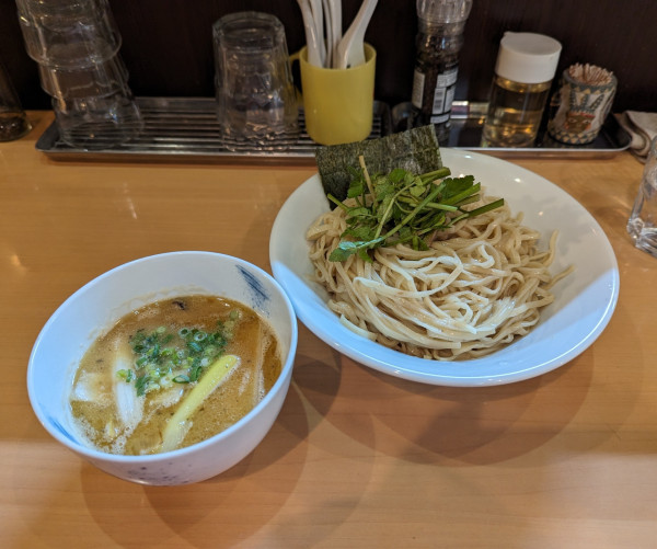 「カモネギつけめん」@魂麺の写真