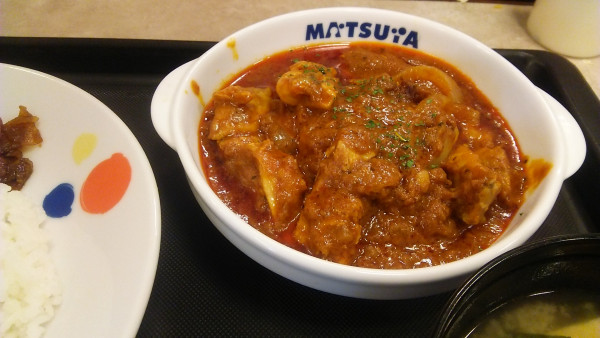 「チキンマサラカレー並盛 890円」@松屋 春日店の写真