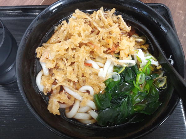 「ばら揚げごぼう天うどん540円」@名代 富士そば 柏店の写真