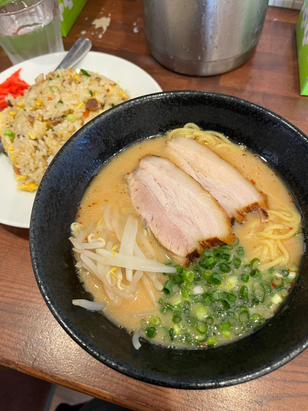 「味噌ラーメン➕チャーハン」@福善の写真