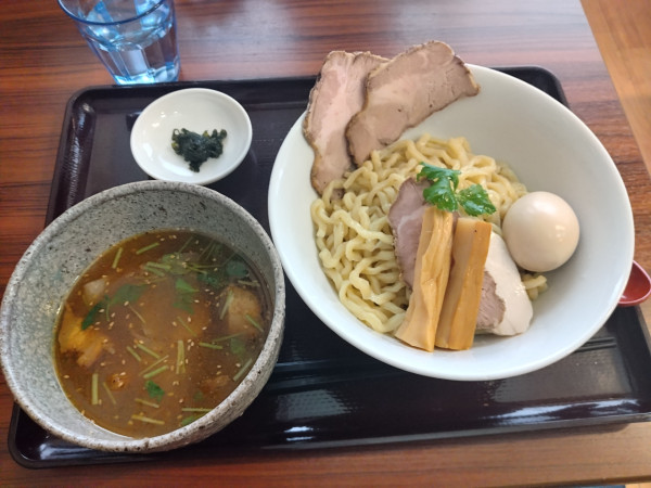 「特製つけそば(塩·太麺)¥1350-」@中華そば 陽なたの写真