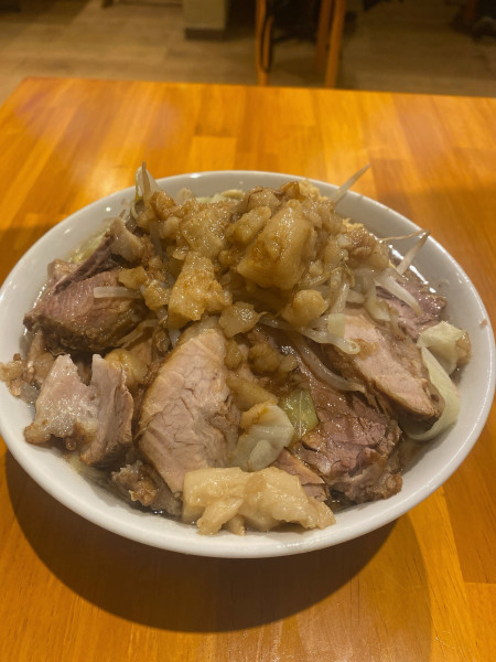 「大ラーメン豚3枚」@夢の一歩 佐賀店の写真