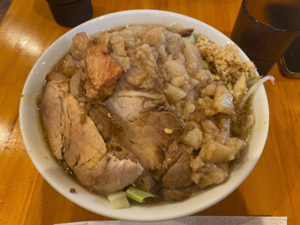 「大ラーメン豚3枚」@夢の一歩 佐賀店の写真