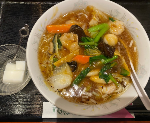 「五目ラーメンセット 800円」@向陽飯店の写真