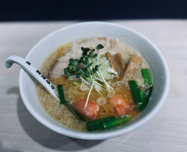 「味噌ラーメン（￥950）＋背脂（￥50）」@自家製麺 甚の写真