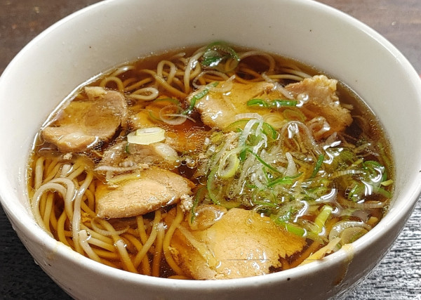 「肉そば（550円）」@ときそばの写真